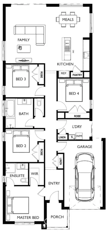 Floorplan of Homely house listing, Address available on request