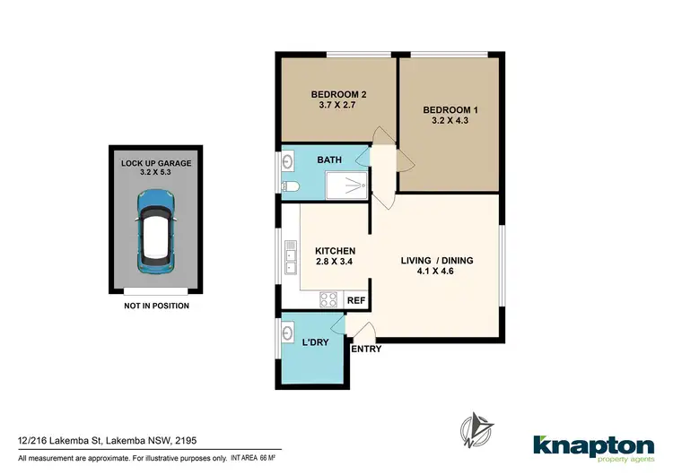 Floorplan of Homely unit listing, 12/216 Lakemba Street, Lakemba NSW 2195