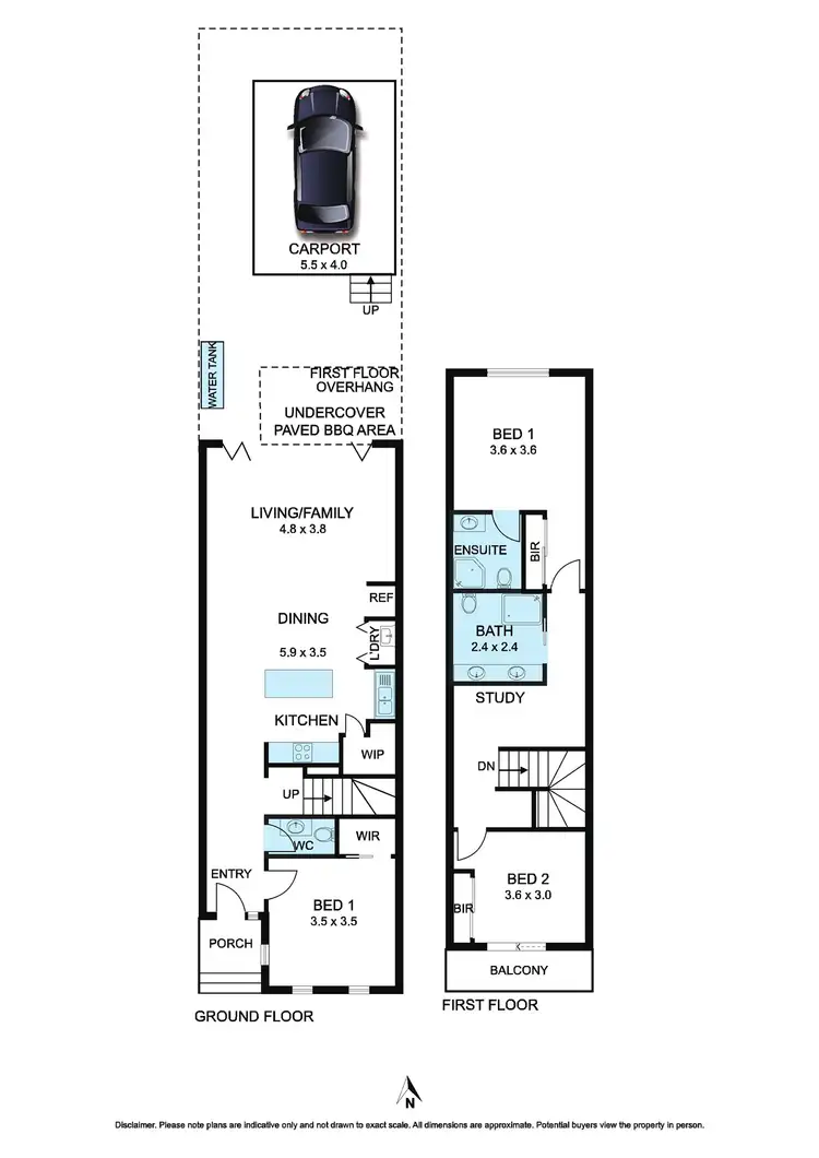 Floorplan of Homely house listing, 32 Noone Street, Clifton Hill VIC 3068