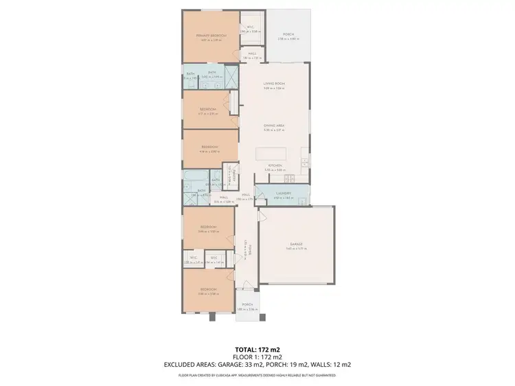 Floorplan of Homely house listing, 100 BLOSSOM CCT, Deebing Heights QLD 4306
