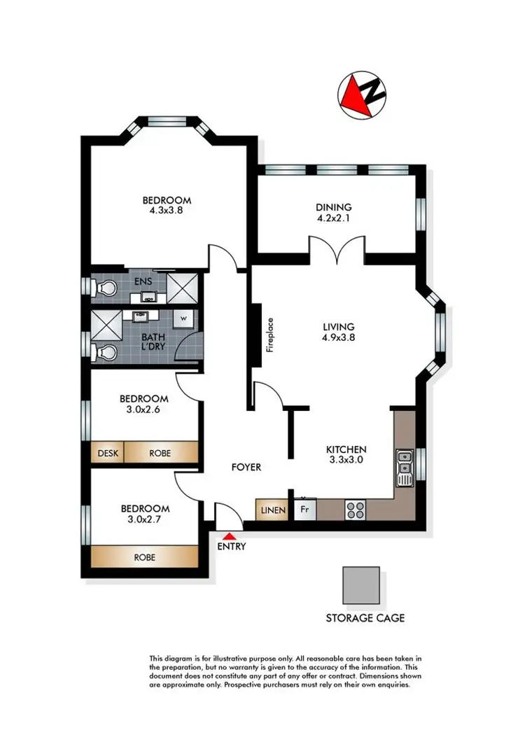 Floorplan of Homely apartment listing, Suite 3/490 New South Head Rd, Double Bay NSW 2028