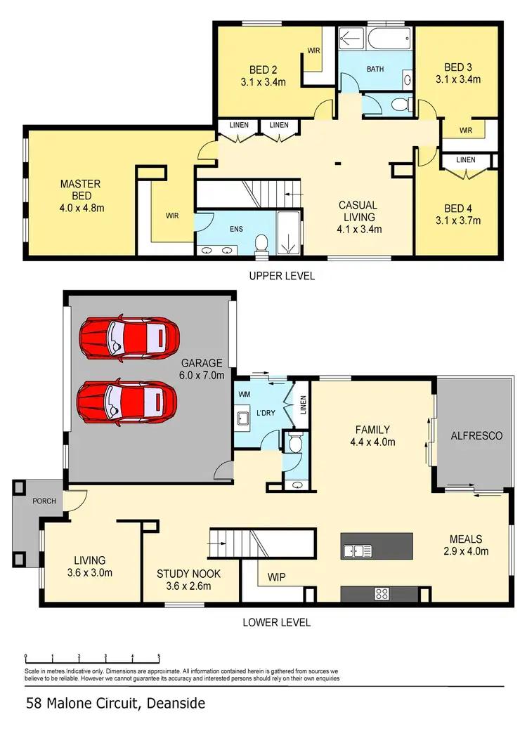 Floorplan of Homely house listing, 58 Malone Circuit, Deanside VIC 3336