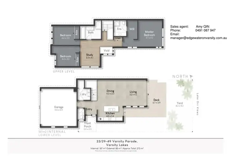 Floorplan of Homely house listing, 33/29-49 Varsity Parade, Varsity Lakes QLD 4227
