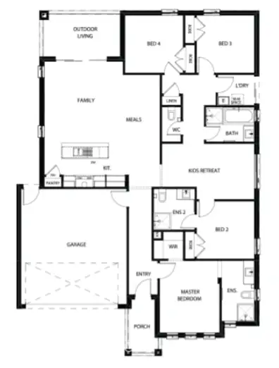 Floorplan of Homely house listing, Address available on request