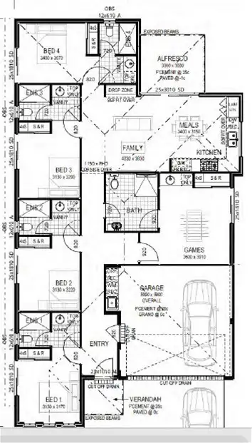 Floorplan of Homely house listing, L40pm/40pm Jonquil, South Yunderup WA 6208