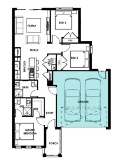 Floorplan of Homely house listing, Address available on request