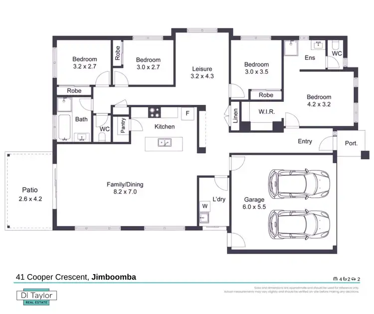 Floorplan of Homely house listing, 41 Cooper Crescent, Jimboomba QLD 4280
