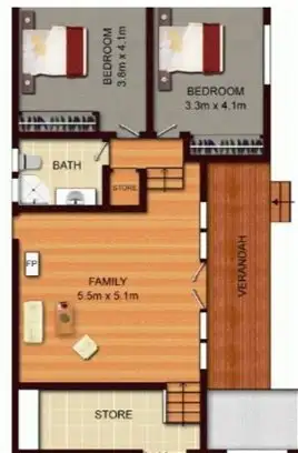 Floorplan of Homely house listing, 28A Disraeli Rd, Winston Hills NSW 2153