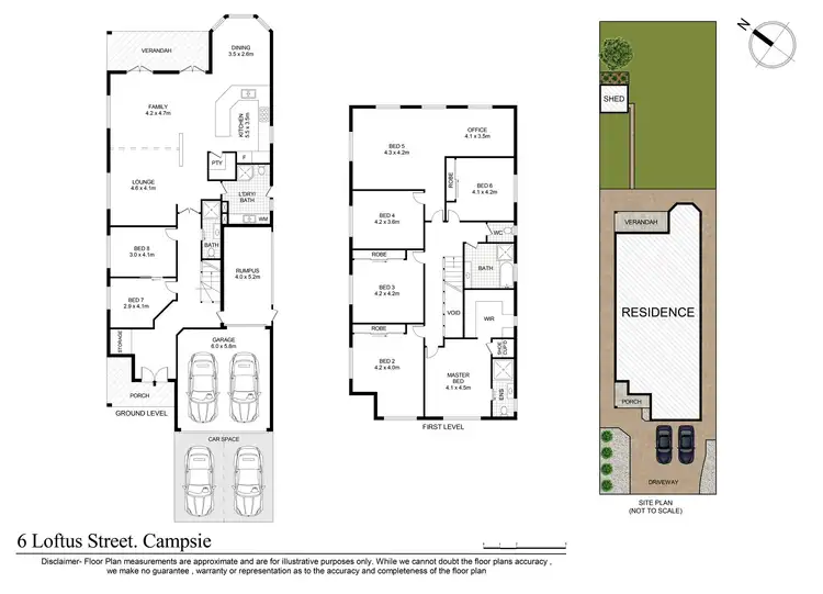 Floorplan of Homely house listing, 6 Loftus Street, Campsie NSW 2194
