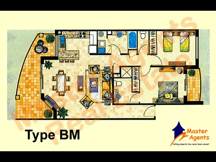 Floorplan of Homely apartment listing, 308/2346 Gold Coast Hwy, Mermaid Beach QLD 4218
