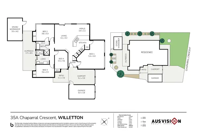 Floorplan of Homely house listing, 35A Chaparral Crescent, Willetton WA 6155