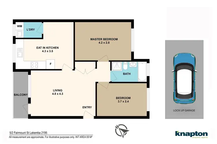 Floorplan of Homely unit listing, 5/2 Fairmount Street, Lakemba NSW 2195