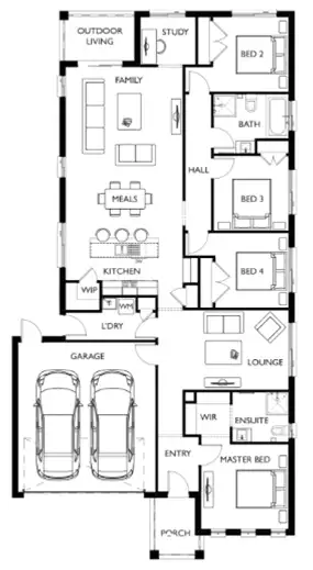 Floorplan of Homely house listing, Address available on request