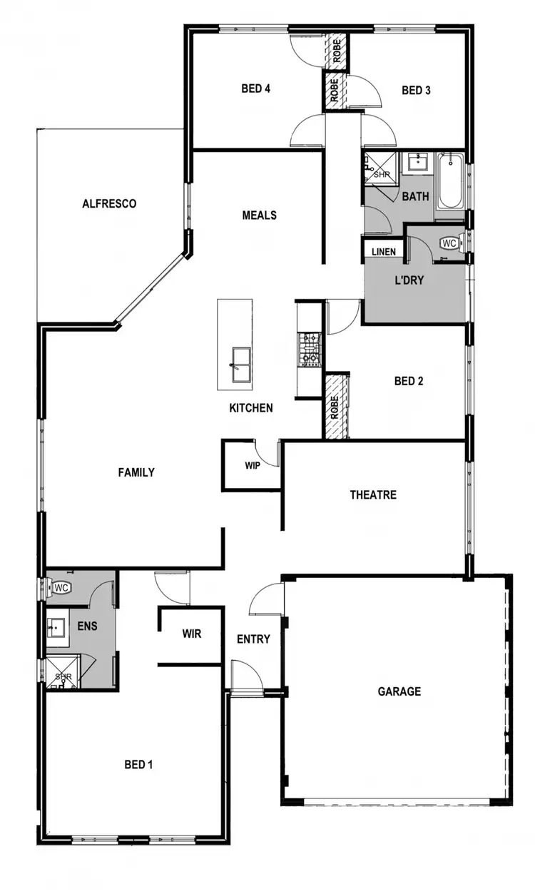 Floorplan of Homely house listing, 28 Currawong Way, Erskine WA 6210