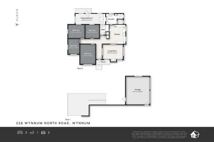 Floorplan of Homely house listing, 258 Wynnum North Rd, Wynnum QLD 4178