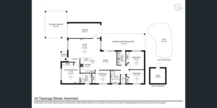 Floorplan of Homely house listing, 24 Tawonga Street, Hemmant QLD 4174