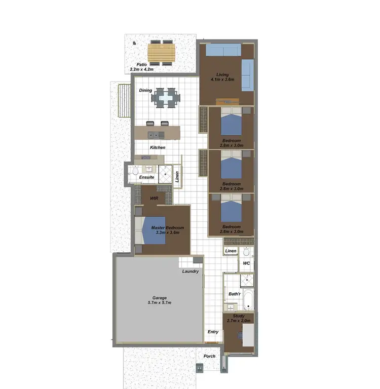 Floorplan of Homely house listing, Address available on request