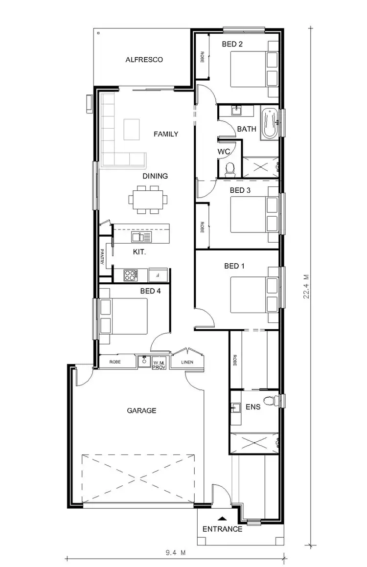 Floorplan of Homely house listing, Address available on request