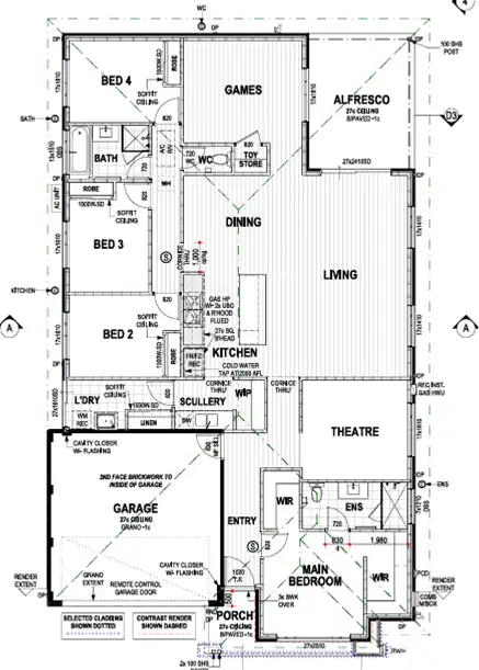 Floorplan of Homely house listing, 12 Citrine Way, Karnup WA 6176