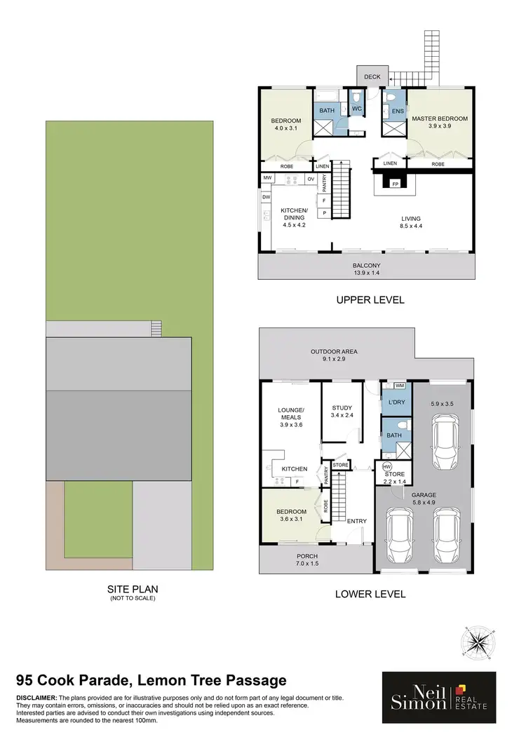 Floorplan of Homely house listing, 95 Cook Parade, Lemon Tree Passage NSW 2319