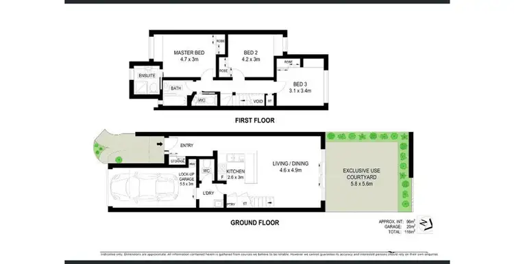 Floorplan of Homely townhouse listing, 46/33 Scholars Drive, Sippy Downs QLD 4556