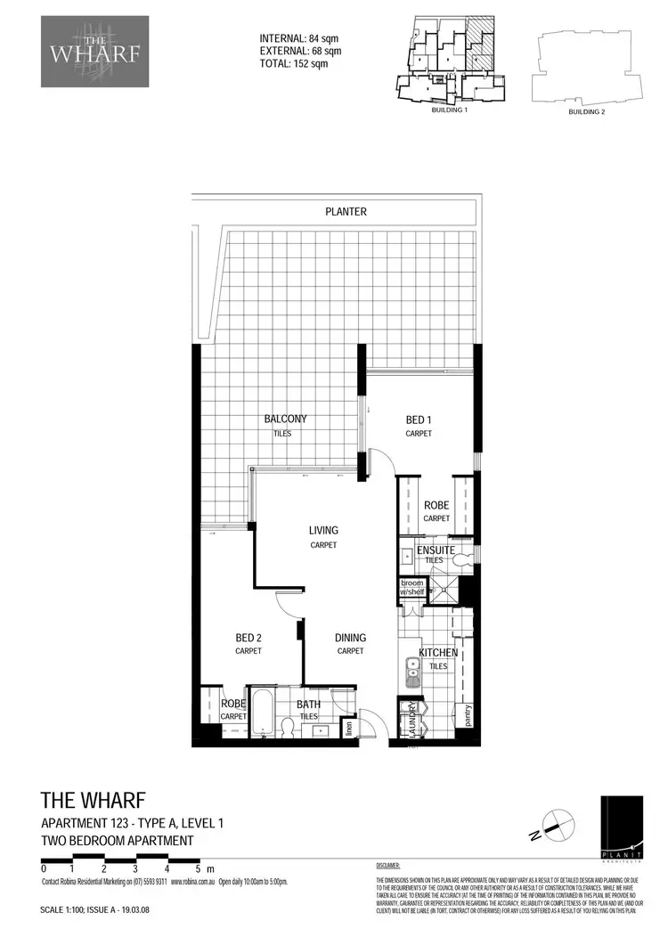 Floorplan of Homely apartment listing, 23A/129 Laver Drive, Robina QLD 4226