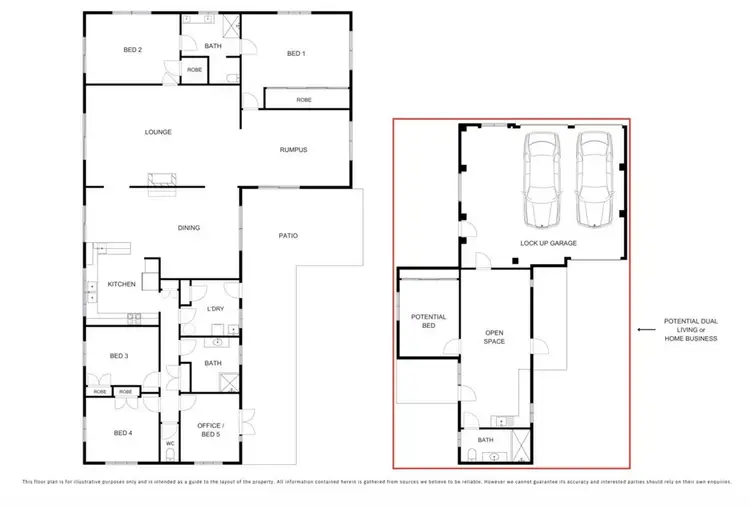 Floorplan of Homely house listing, 7 Mexicanus Drive, Park Ridge QLD 4125