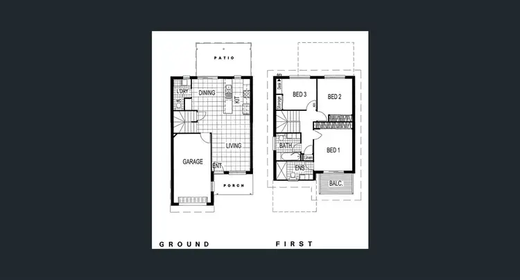 Floorplan of Homely townhouse listing, 51/7 JUXGOLD, Collingwood Park QLD 4301