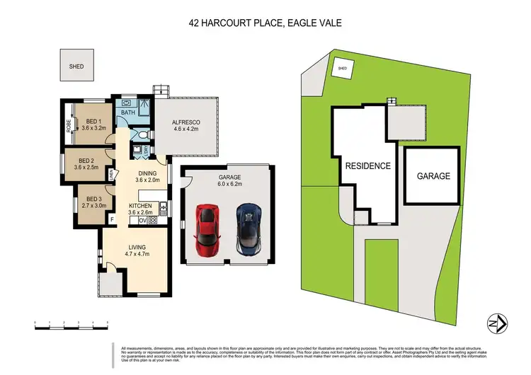 Floorplan of Homely house listing, 42 Harcourt Place, Eagle Vale NSW 2558