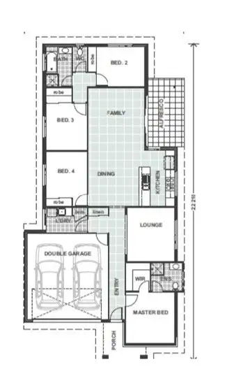 Floorplan of Homely house listing, Address available on request