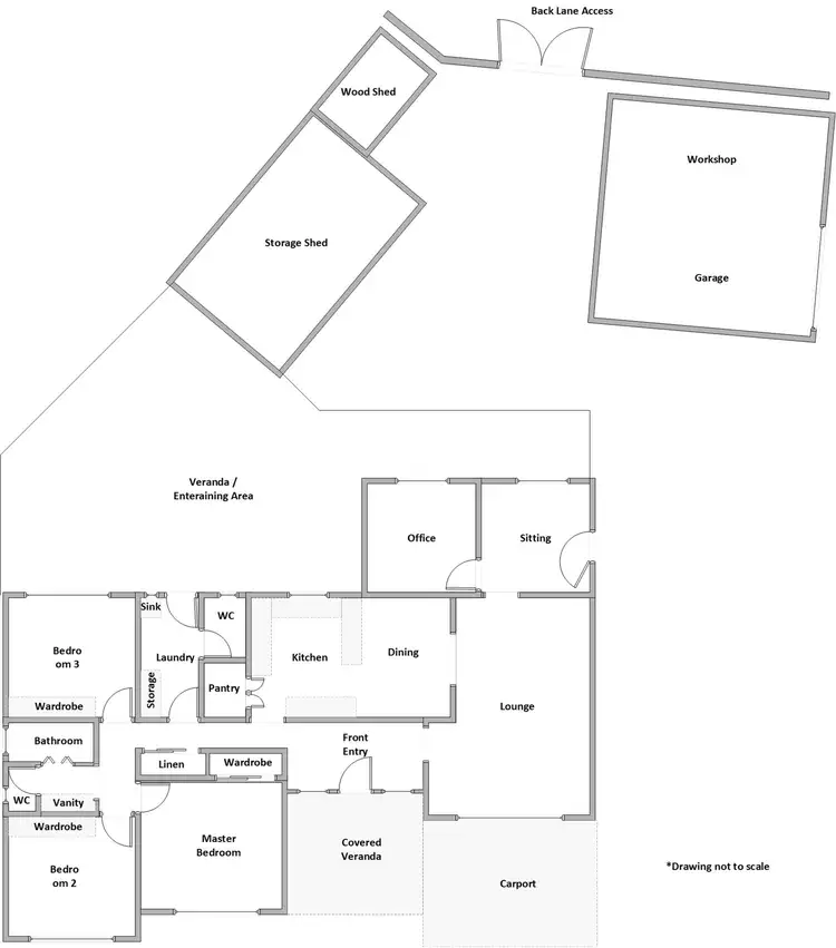 Floorplan of Homely house listing, 1 Gun Street, Whyalla Playford SA 5600
