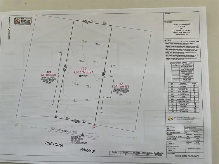 Floorplan of Homely land listing, 9 Pretoria parade, Harrington NSW 2427