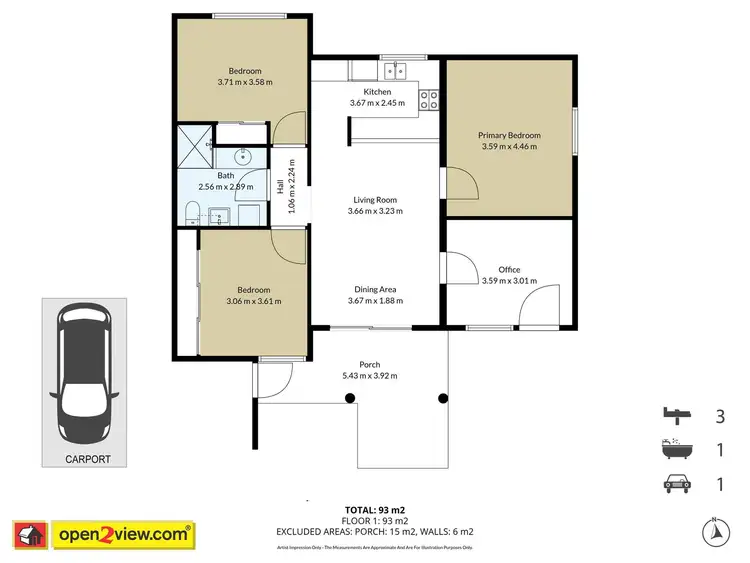 Floorplan of Homely apartment listing, Address available on request