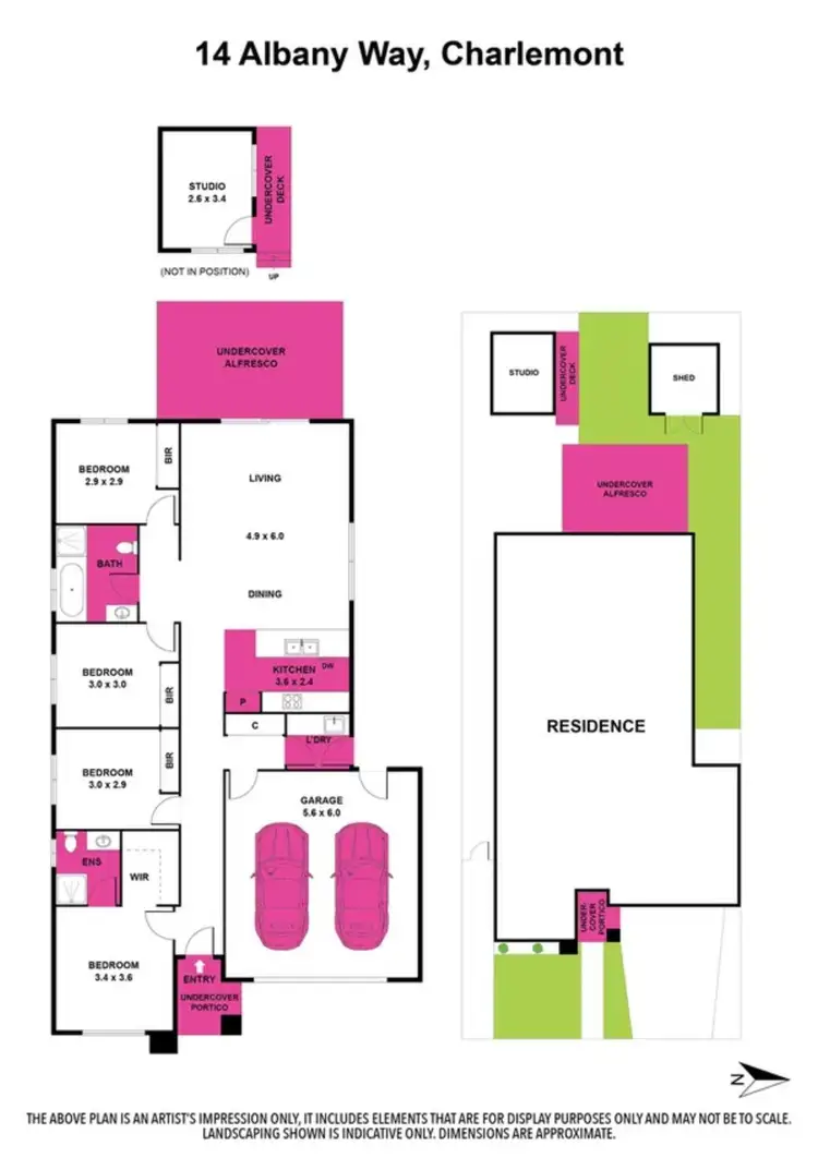 Floorplan of Homely house listing, 14 Albany Way, Charlemont VIC 3217