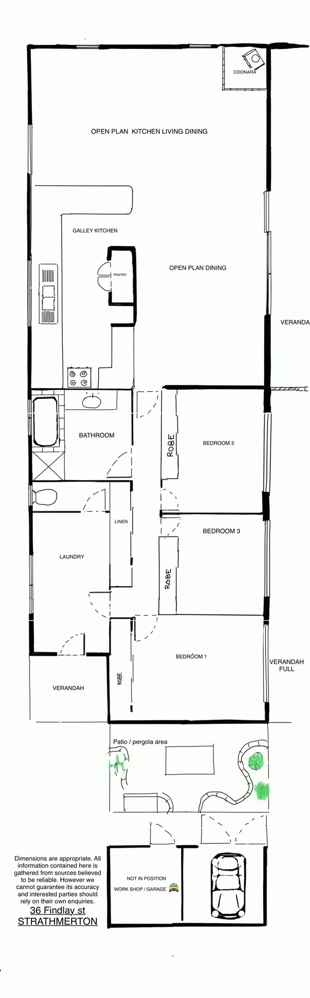 Floorplan of Homely house listing, 36 Findlay Street, Strathmerton VIC 3641