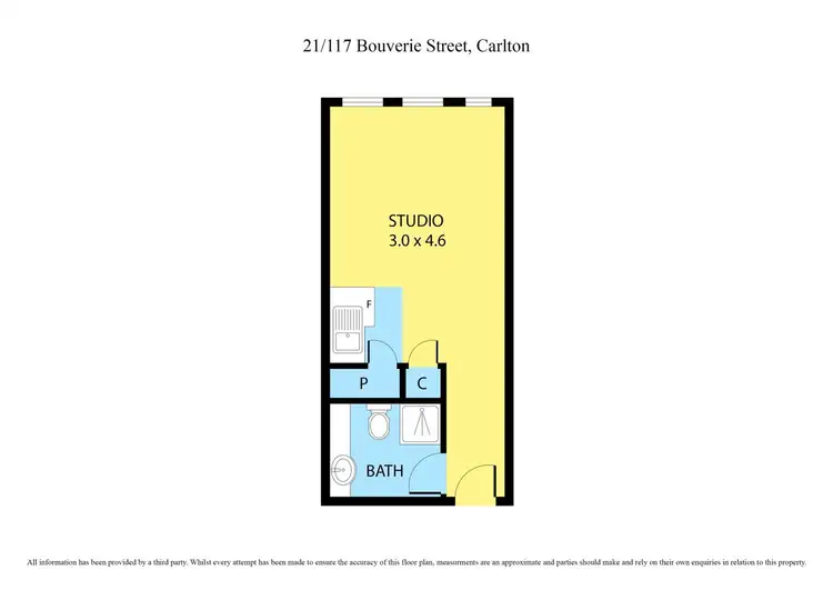 Floorplan of Homely apartment listing, 21/117 - 121 Bouverie Street, Carlton VIC 3053