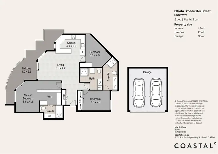 Floorplan of Homely apartment listing, 20/41A Broadwater Street, Runaway Bay QLD 4216