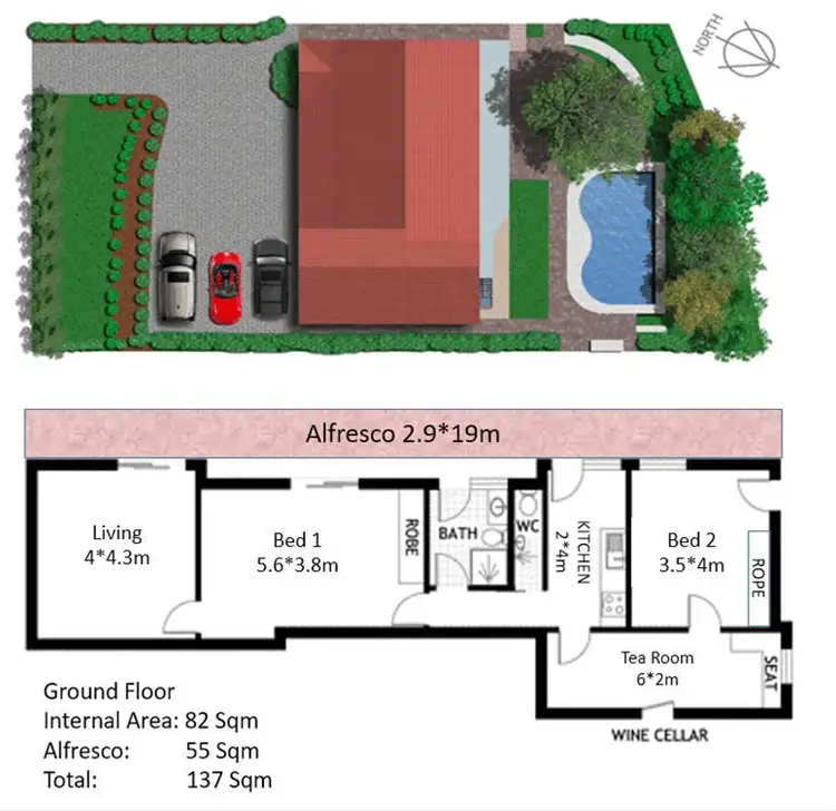 Floorplan of Homely house listing, 3 Cawarra Place, Gordon NSW 2072