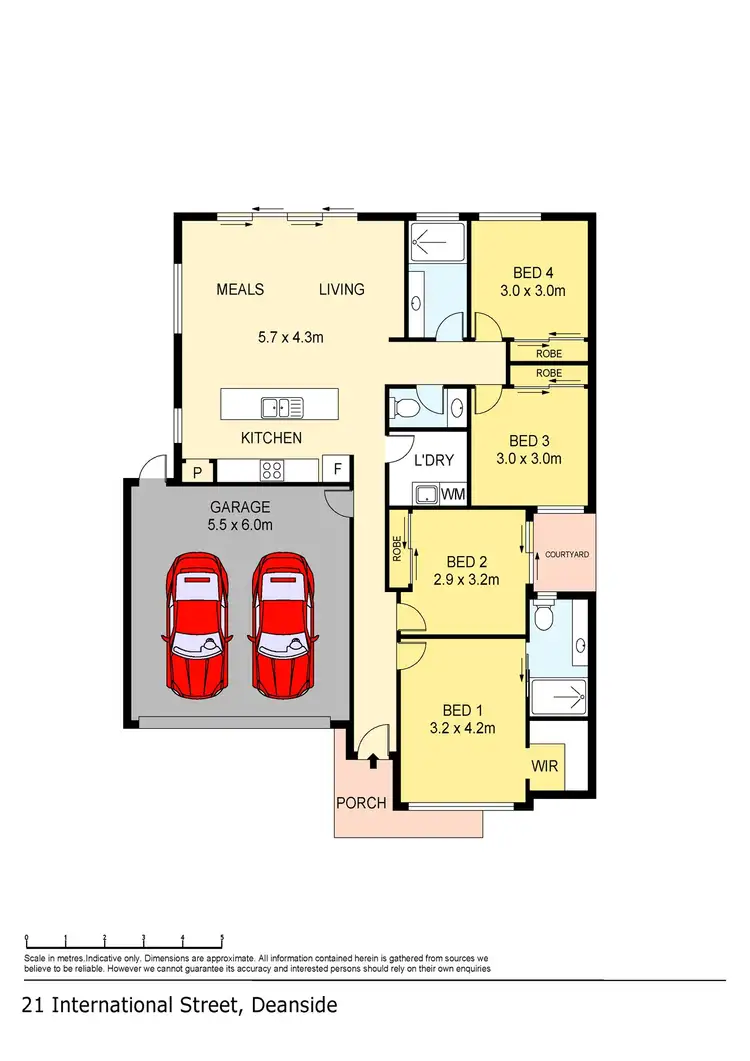 Floorplan of Homely house listing, 21 International Street, Deanside VIC 3336