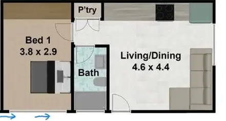 Floorplan of Homely house listing, B/12 Horizon Loop, Oran Park NSW 2570