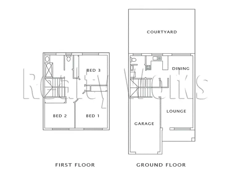 Floorplan of Homely townhouse listing, 32/110-114 Johnson Road, Hillcrest QLD 4118