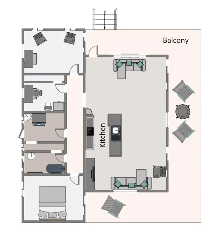Floorplan of Homely rural property listing, 77 Sutton St, Brooloo QLD 4570
