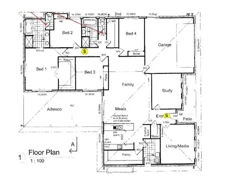 Floorplan of Homely house listing, 46 Overlea Street, Nudgee QLD 4014