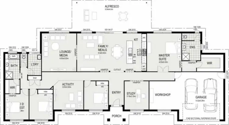Floorplan of Homely rural property listing, 158 Ocean View Road, Ocean View QLD 4521