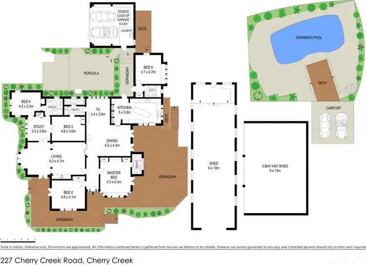 Floorplan of Homely rural property listing, 227 Cherry Creek Road, Cherry Creek QLD 4306