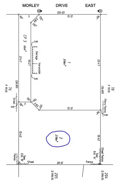 Floorplan of Homely land listing, 227A Morley Drive East, Lockridge WA 6054