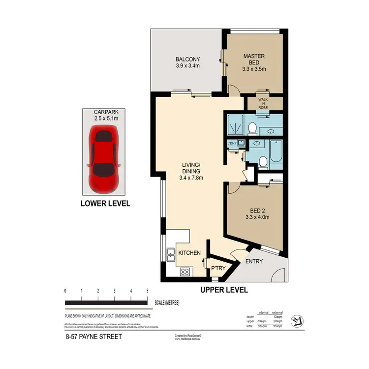 Floorplan of Homely unit listing, 8/57 Payne Street, Indooroopilly QLD 4068