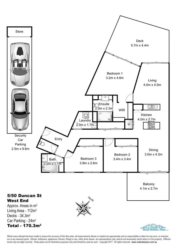 Floorplan of Homely apartment listing, 50/5 Duncan Street, West End QLD 4101