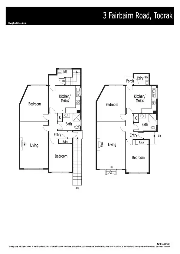 Floorplan of Homely house listing, 1-2, 3 Fairbairn Road, Toorak VIC 3142