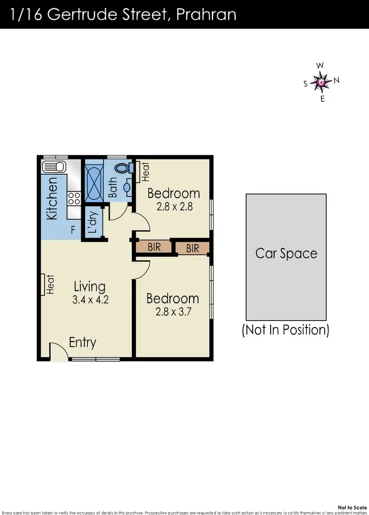 Floorplan of Homely apartment listing, 1/16 Gertrude Street, Prahran VIC 3181